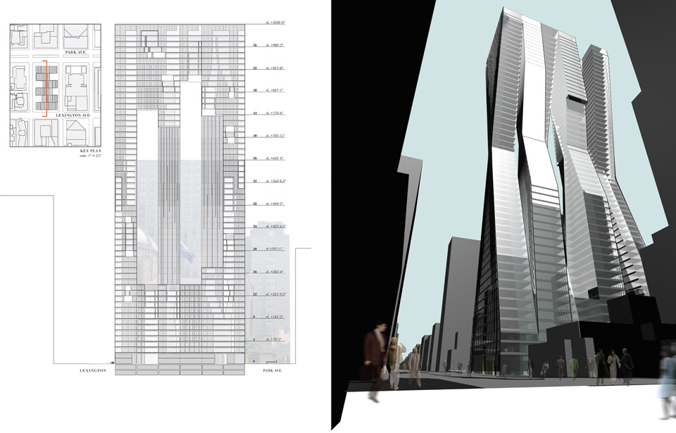 Excess Towers, Speculative Architecture, New York City, Laura Foxman, We Are All Collage, Park Avenue